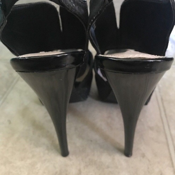 Olsenboye Osnazzie black Stiletto Heels Size 6.5 - Picture 4 of 6